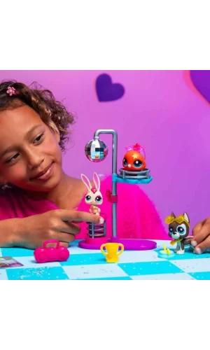 Nessiworld 6377 SUN- LİTTLEST PETSHOP MİNİŞLER  DISCO NİGHT  OYUN SETİ