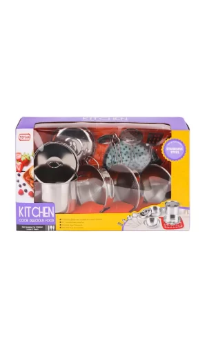 Nessiworld  666-B8 Metal Çay Seti -Toysan Oyuncak