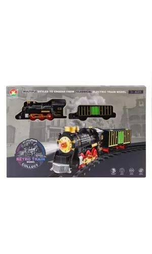 Nessiworld  699-69A Sesli Işıklı Şarjlı Dumanlı Tren Seti -Karsan Oyuncak