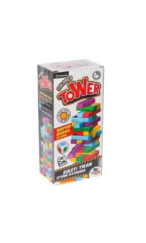 Nessiworld  7315 Renkli Tower Süper Denge Oyunu -Totteriq