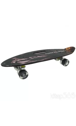 Nessiworld 885 Desenli Orta Boy Işıklı Kaykay 60 cm