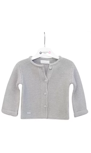 Nessiworld    AC24333 Basic Bebe Ceket Grey Melange