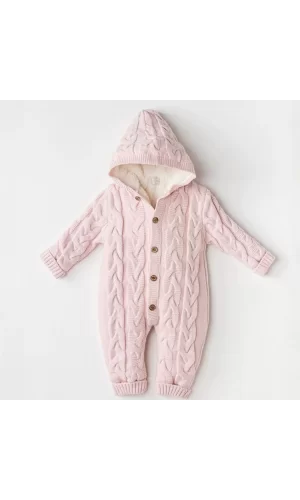 Nessiworld    AC24336 Knitwear Triko Bebe Kozmonot Pink Melange