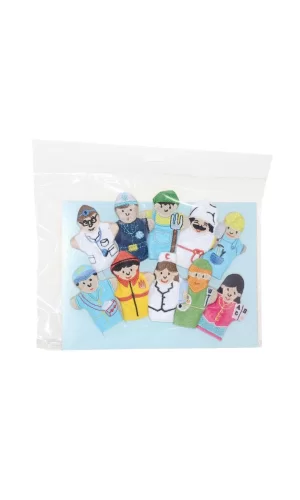 Nessiworld AND-5197 Meslekler Parmak Kukla 10lu -Anadolu Oyuncak