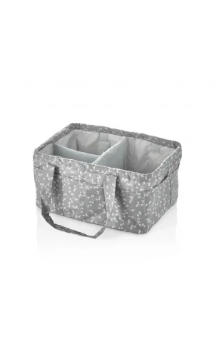 Nessiworld  BabyJem Katlamalı Anne & Bebek Organizer 795 Gri Çiçek