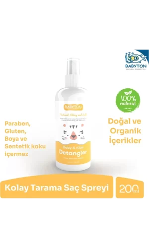 Nessiworld  Babyton Bebek ve Çocuklar İçin Kolay Tarama Saç Spreyi 200 ml