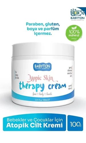 Nessiworld  Babyton Bebekler ve Çocuklar İçin Atopik Cilt Kremi 100 ml