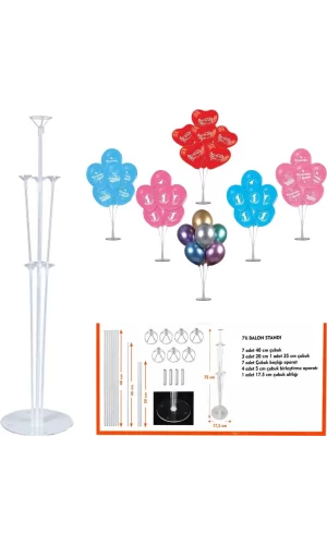 Nessiworld  Balon Standı 75 cm
