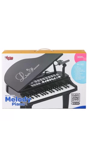 Nessiworld  BAO-1403B 0237 Mikrofonlu 37 Tuşlu Mp3 Çalar Büyük Siyah Piyano