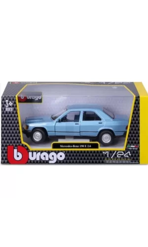 Nessiworld  Bburago 1/24 A 1987 Mercedens Benz 190E