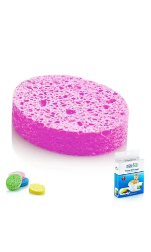 Nessiworld    Bebek Banyo Süngeri Selülozik 020 Pembe