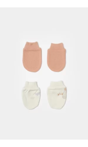 Nessiworld  Bibaby Biorganic Teach Me 2Li Bebe Eldiven 72240 Red