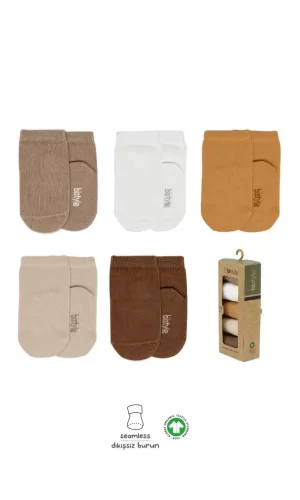 Nessiworld Bistyle 5li Penye Soket Kutulu Basic Çorap 10131 Bej