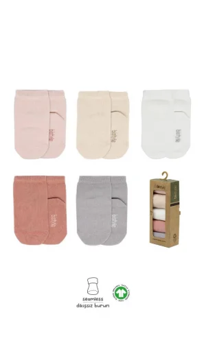 Nessiworld Bistyle 5li Penye Soket Kutulu Basic Çorap 10131 Pudra