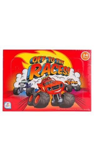 Nessiworld  BL7993 Blaze Taslamalı Frame Puzzle 24 Parça -Laçokids