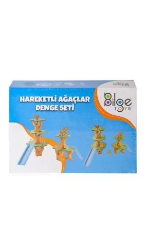Nessiworld  BLG-101 Ahşap Hareketli Ağaçlar Denge Seti