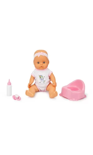 Nessiworld  Boubou Altını Islatan Sesli Bebek Seti 30 cm.