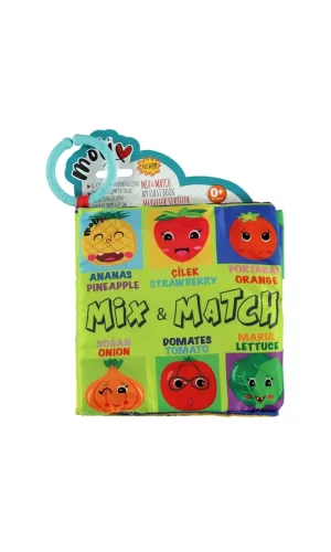 Nessiworld  Bul & Eşleştir Kitap Çiftlik Hayvanları Meyveler Sebzeler