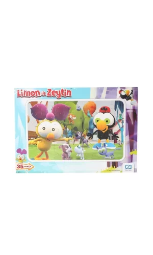 Nessiworld  CAFRM-5082-5083 Limon ile Zeytin Frame Puzzle 35 Parça