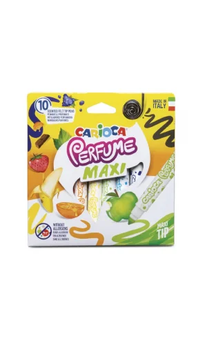 Nessiworld  Carioca Kokulu Jumbo Keçeli Boya Kalemi 10Lu