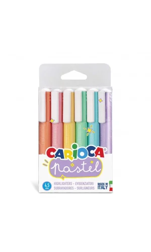 Nessiworld  Carioca Pastel Renkler İşaretleme Kalemi 6Lı