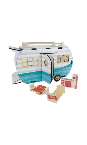 Nessiworld ÇG95 Ahşap Karavan Turkuaz -Okutan