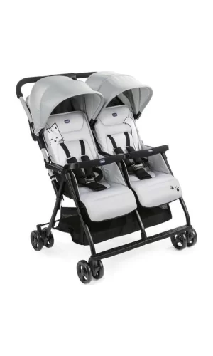 Nessiworld  Chicco Ohlala Twin İkiz Bebek Arabası Silver