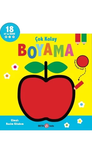 Nessiworld Çok Kolay Boyama Elmalı Resim Kitabım