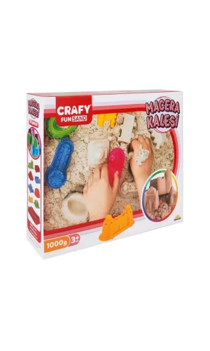 Nessiworld  Crafy Macera Kalesi Oyun Kumu Seti 8 Parça 1000 g