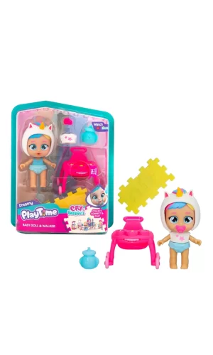 Nessiworld Cry Babies Play Time Mini Bebek ve Yürüteç