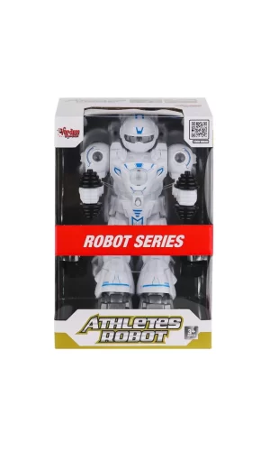 Nessiworld  DF-6026 Işıklı ve Müzikli Hareketli Atletik Sporcu Robot -Vardem Oyuncak