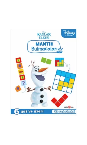 Nessiworld Disney Eğitsel Karlar Ülkesi Çıkartmalı Mantık Bulmacaları