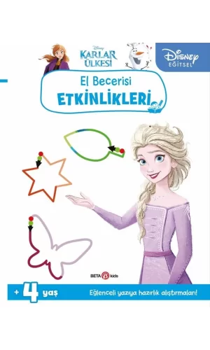 Nessiworld  Disney Eğitsel Karlar Ülkesi El Becerisi Etkinlikleri Yazıya Hazırlık