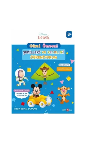Nessiworld Disney Eğitsel Okul Öncesi Şekilleri ve Renkleri Öğreniyorum