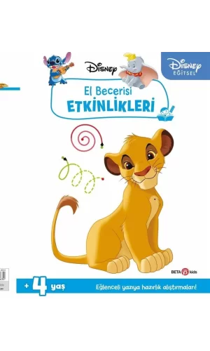 Nessiworld  Disney Eğitsel Simba El Becerisi Etkinlikleri Yazıya Hazırlık