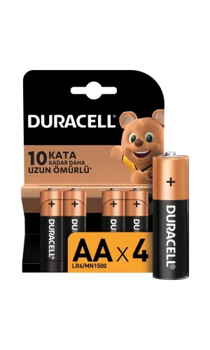 Nessiworld  Duracell 4Lü AA Kalem Pil