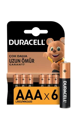 Nessiworld  Duracell 6Lı AA Kalem Pil