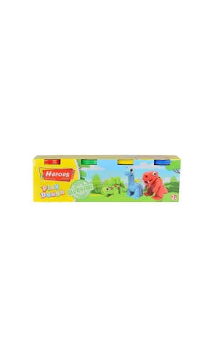 Nessiworld  ERN-604 Heroes Premıum Dörtlü Oyun Hamuru - Eren Oyuncak