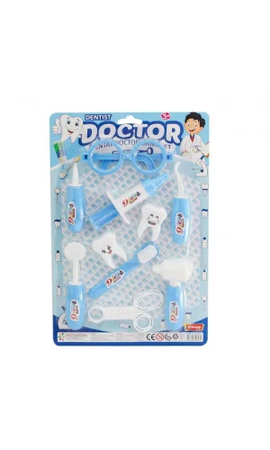 Nessiworld  ERN-897 Heroes Toys Kartela Erkek Dişçi Oyun Seti