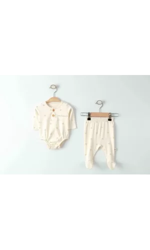 Nessiworld Eslenza Baby Zıbın Takım 0002 Bej