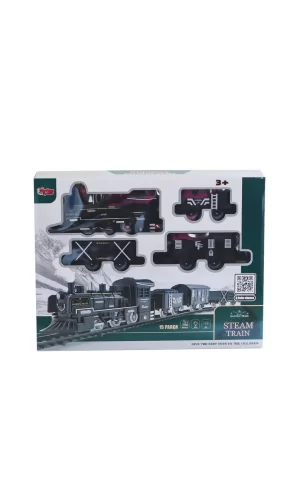Nessiworld  FF-1603C-4C Sesli ve Işıklı Buharlı Tren Oyun Seti -Vardem Oyuncak