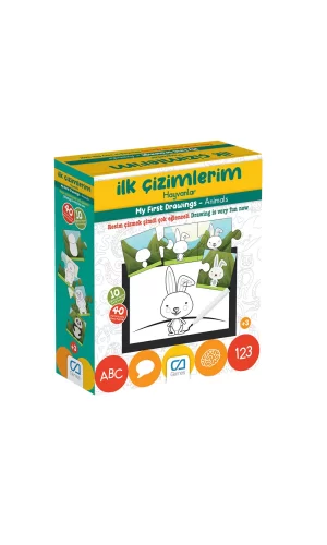Nessiworld  Games İlk Çizimlerim Hayvanlar 40 Parça 5205