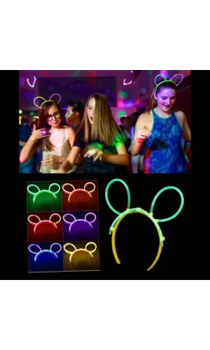 Nessiworld  Glow Taç Fosforlu Taç Karışık Renk 12 Adet