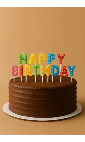 Nessiworld  Happy Birthday Renkli Mum