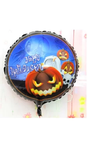 Nessiworld Happy Halloween Balkabağı Folyo Balon 18 inç
