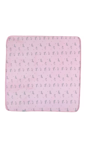 Nessiworld    Happy Zebra Land Fluffy Bebek Battaniye 64529 Pembe
