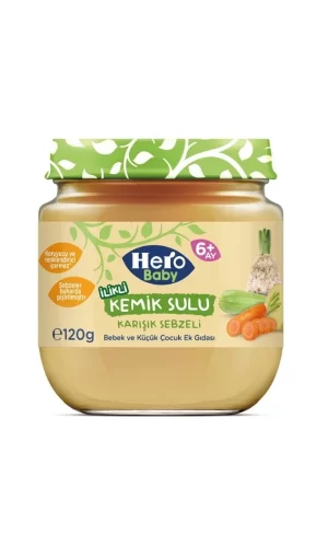 Nessiworld Hero Baby Gourmet Karışık Sebzeli Kavanoz Mama 120 Gr