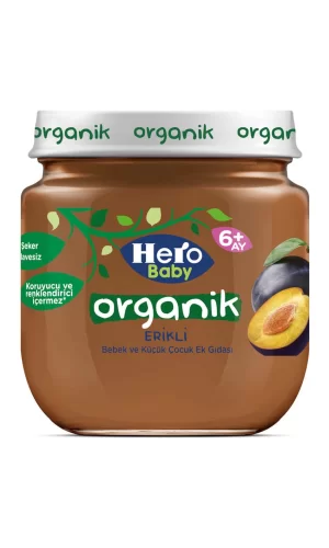 Nessiworld Hero Baby Organik Erik Püresi Kavanoz Mama 120 Gr