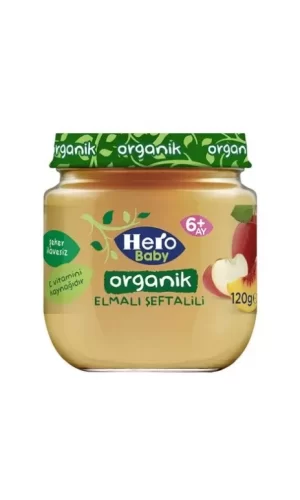 Nessiworld Hero Baby Organik Muz Armut Tahıllı Kavanoz Mama 120 Gr