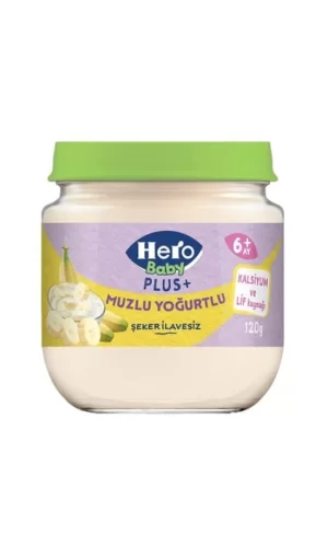 Nessiworld Hero Baby Plus Muzlu Yoğurtlu Kavanoz Mama 120 Gr